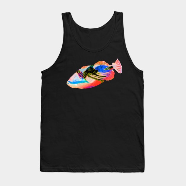 Humuhumunukunuapuaa Tank Top by KauaiArtist